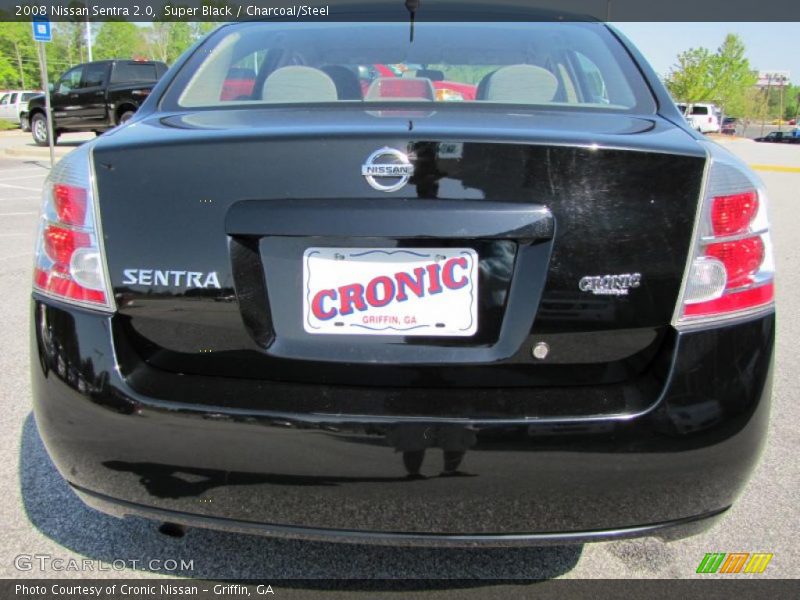 Super Black / Charcoal/Steel 2008 Nissan Sentra 2.0