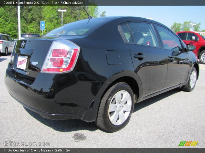 Super Black / Charcoal/Steel 2008 Nissan Sentra 2.0