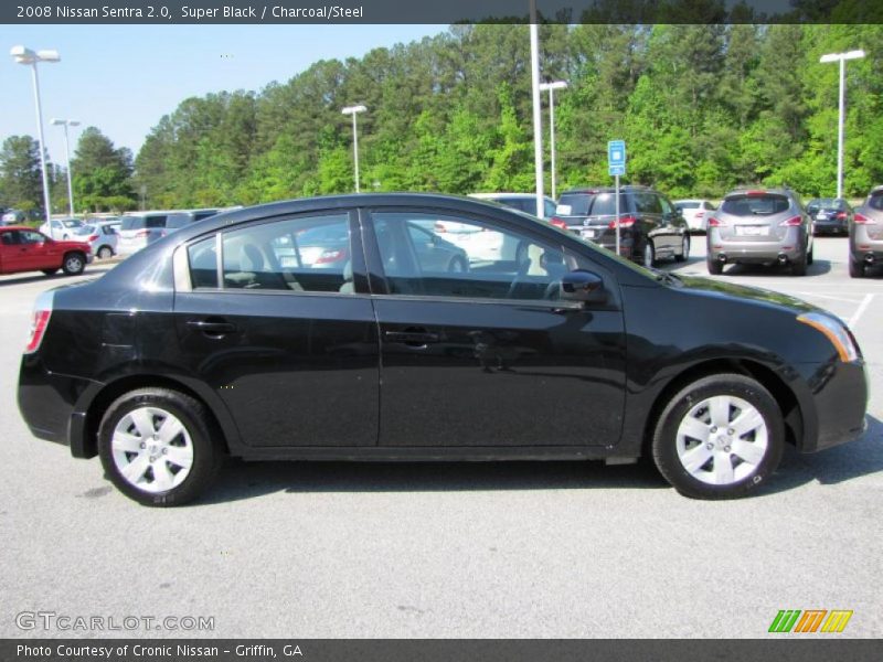 Super Black / Charcoal/Steel 2008 Nissan Sentra 2.0