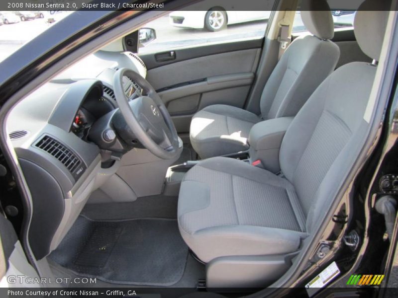 Super Black / Charcoal/Steel 2008 Nissan Sentra 2.0