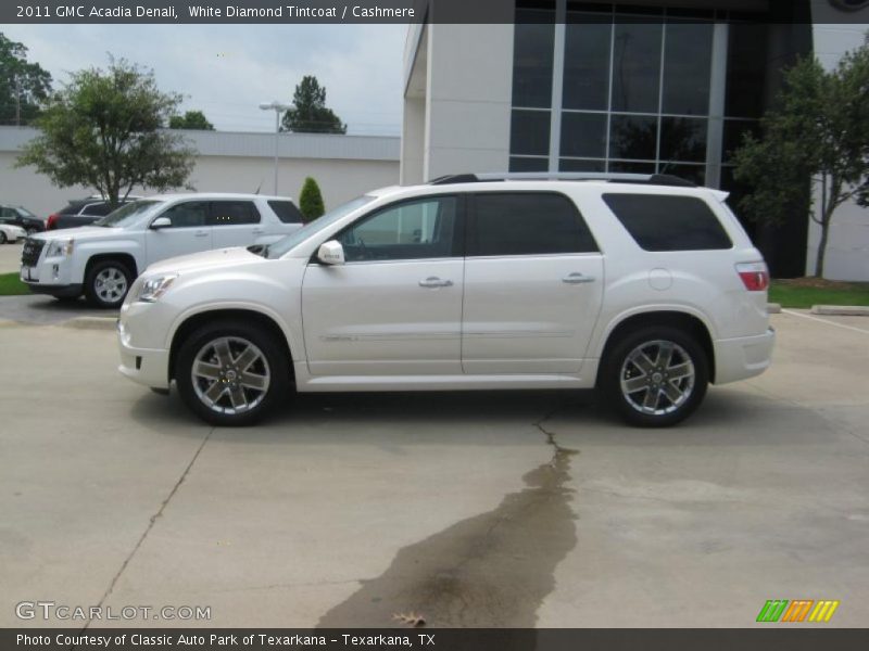 White Diamond Tintcoat / Cashmere 2011 GMC Acadia Denali