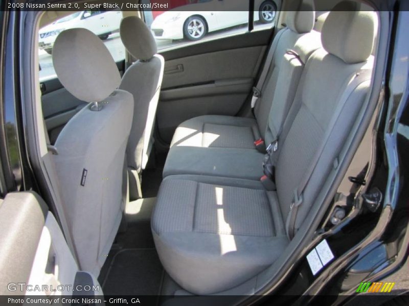 Super Black / Charcoal/Steel 2008 Nissan Sentra 2.0