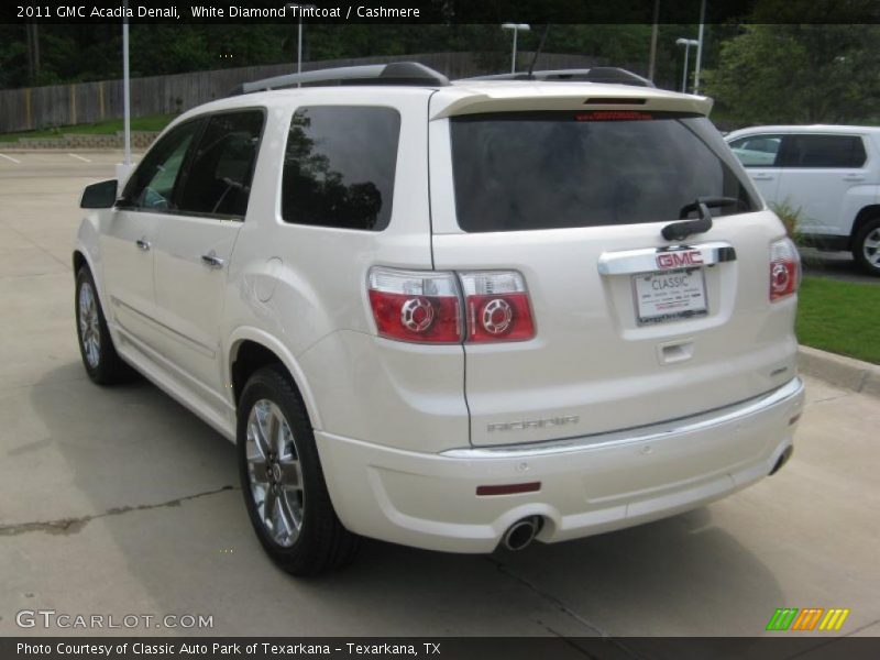 White Diamond Tintcoat / Cashmere 2011 GMC Acadia Denali