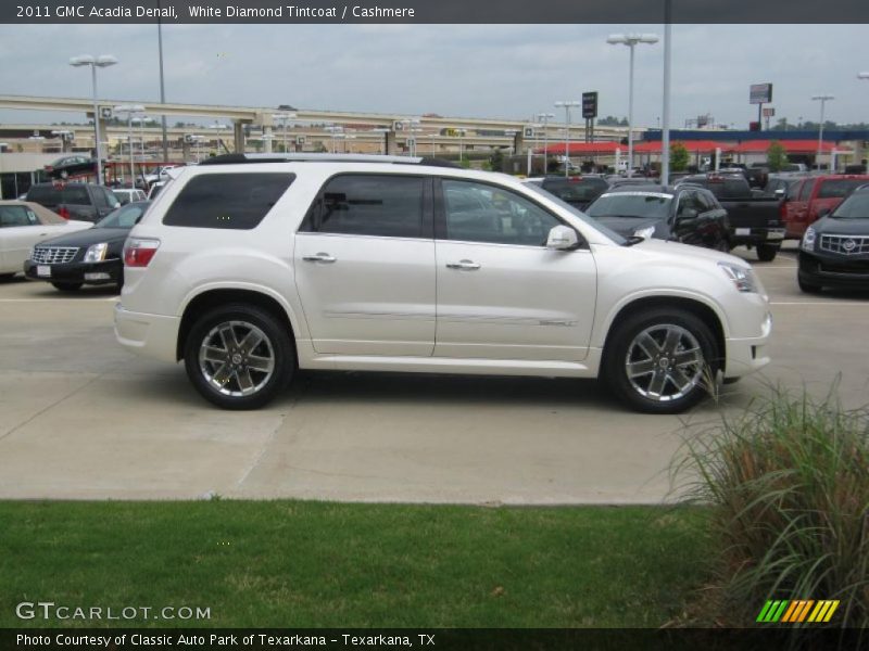 White Diamond Tintcoat / Cashmere 2011 GMC Acadia Denali