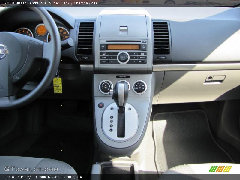 Super Black / Charcoal/Steel 2008 Nissan Sentra 2.0