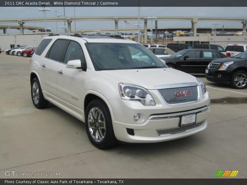 White Diamond Tintcoat / Cashmere 2011 GMC Acadia Denali