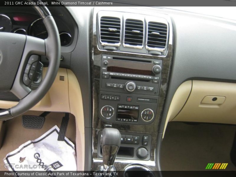 White Diamond Tintcoat / Cashmere 2011 GMC Acadia Denali