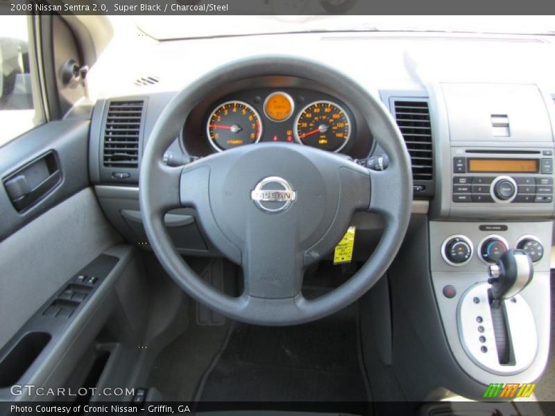 Super Black / Charcoal/Steel 2008 Nissan Sentra 2.0