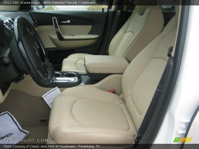 White Diamond Tintcoat / Cashmere 2011 GMC Acadia Denali