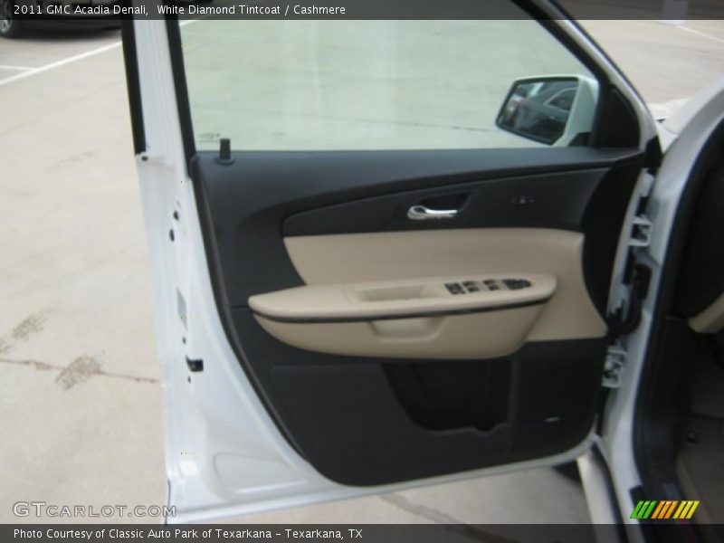 White Diamond Tintcoat / Cashmere 2011 GMC Acadia Denali