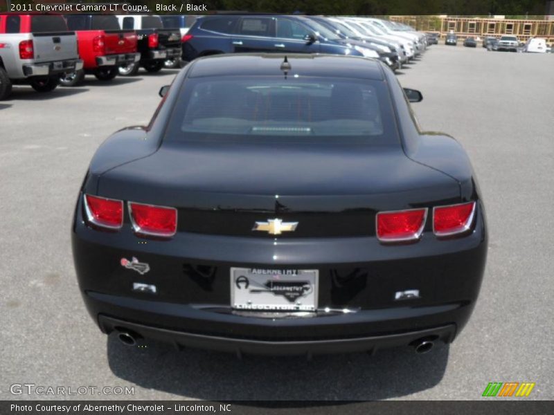 Black / Black 2011 Chevrolet Camaro LT Coupe