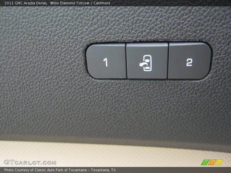 White Diamond Tintcoat / Cashmere 2011 GMC Acadia Denali