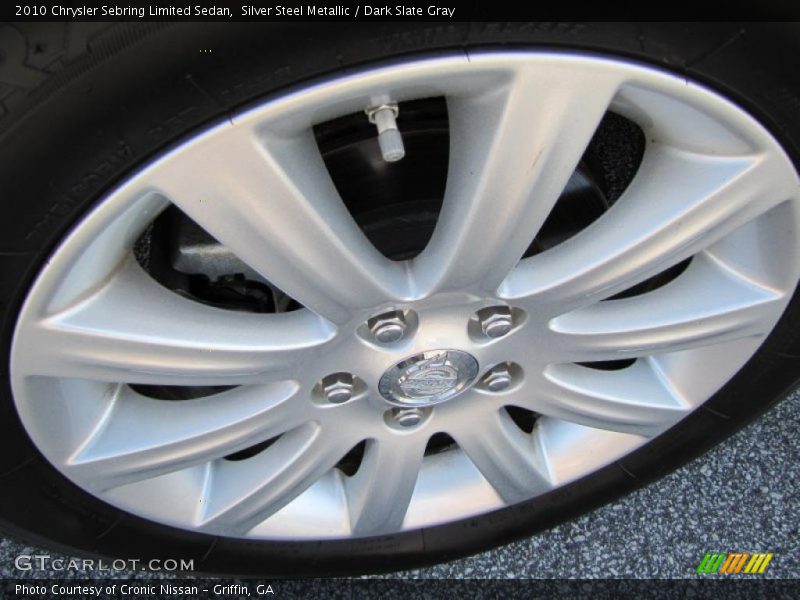 Silver Steel Metallic / Dark Slate Gray 2010 Chrysler Sebring Limited Sedan