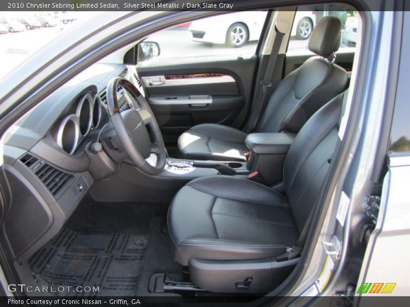 Silver Steel Metallic / Dark Slate Gray 2010 Chrysler Sebring Limited Sedan