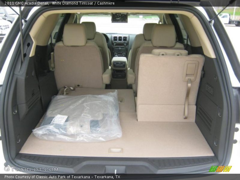 White Diamond Tintcoat / Cashmere 2011 GMC Acadia Denali