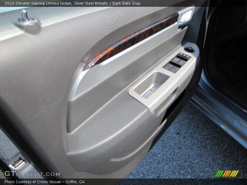 Silver Steel Metallic / Dark Slate Gray 2010 Chrysler Sebring Limited Sedan