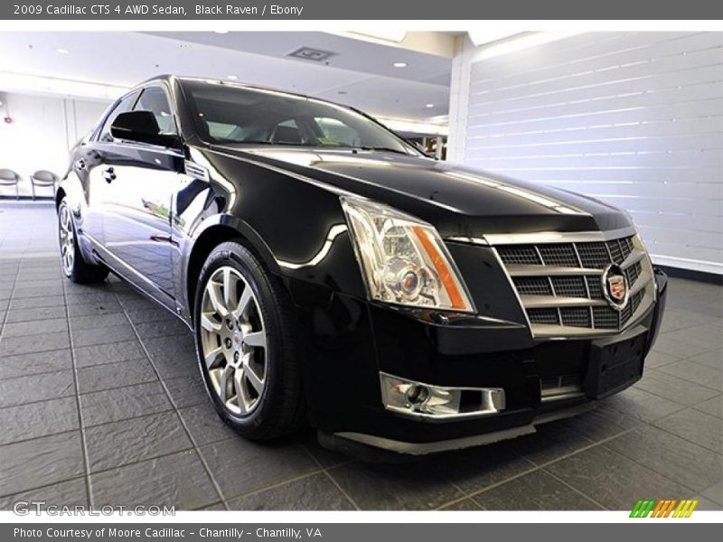 Black Raven / Ebony 2009 Cadillac CTS 4 AWD Sedan
