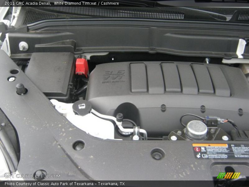 White Diamond Tintcoat / Cashmere 2011 GMC Acadia Denali