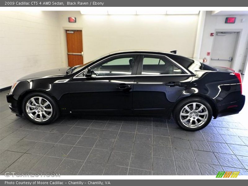 Black Raven / Ebony 2009 Cadillac CTS 4 AWD Sedan