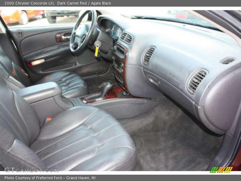 Dark Garnet Red / Agate Black 2000 Chrysler Concorde LXi