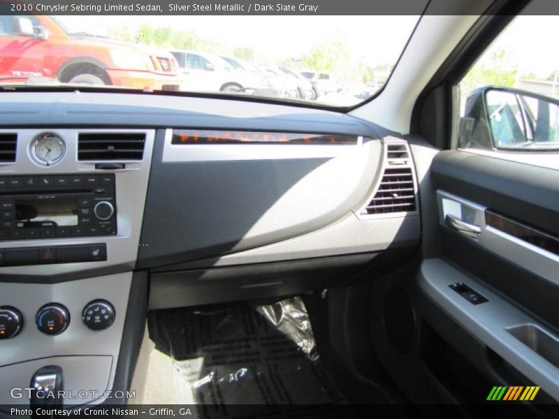 Silver Steel Metallic / Dark Slate Gray 2010 Chrysler Sebring Limited Sedan