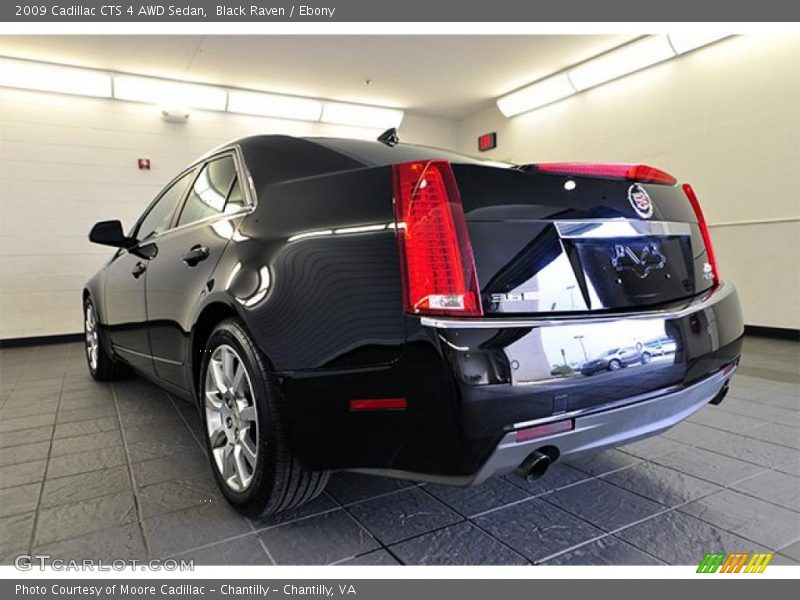 Black Raven / Ebony 2009 Cadillac CTS 4 AWD Sedan