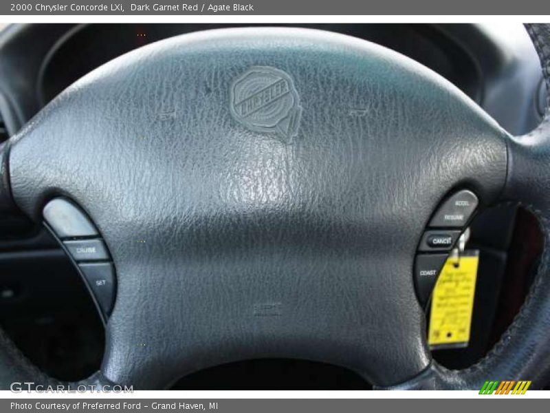 Dark Garnet Red / Agate Black 2000 Chrysler Concorde LXi