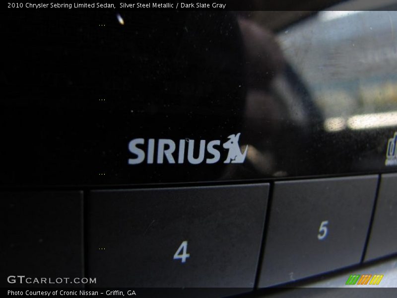 Silver Steel Metallic / Dark Slate Gray 2010 Chrysler Sebring Limited Sedan
