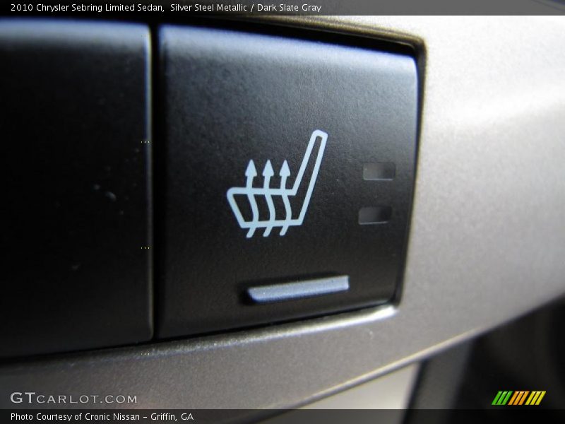 Silver Steel Metallic / Dark Slate Gray 2010 Chrysler Sebring Limited Sedan