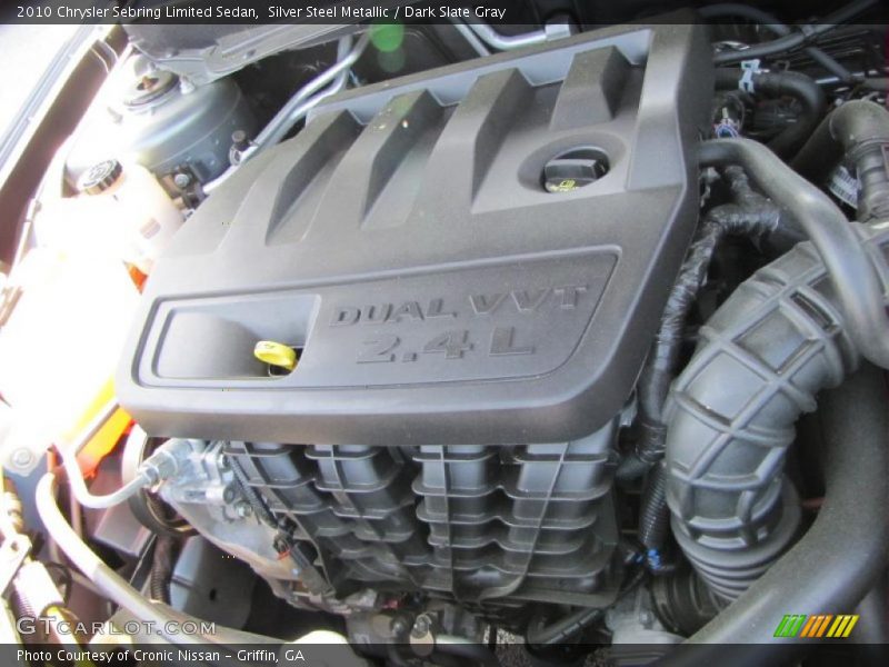 Silver Steel Metallic / Dark Slate Gray 2010 Chrysler Sebring Limited Sedan