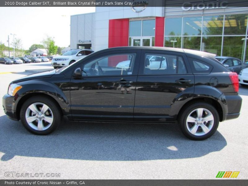 Brilliant Black Crystal Pearl / Dark Slate Gray 2010 Dodge Caliber SXT