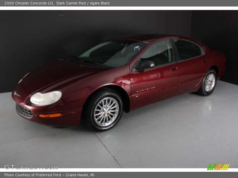 Dark Garnet Red / Agate Black 2000 Chrysler Concorde LXi