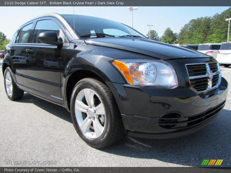 Brilliant Black Crystal Pearl / Dark Slate Gray 2010 Dodge Caliber SXT