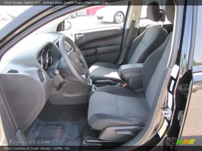 Brilliant Black Crystal Pearl / Dark Slate Gray 2010 Dodge Caliber SXT