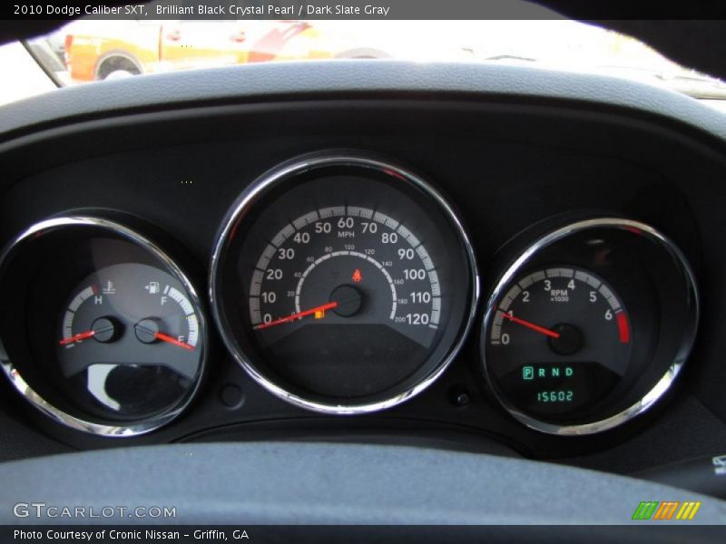 Brilliant Black Crystal Pearl / Dark Slate Gray 2010 Dodge Caliber SXT