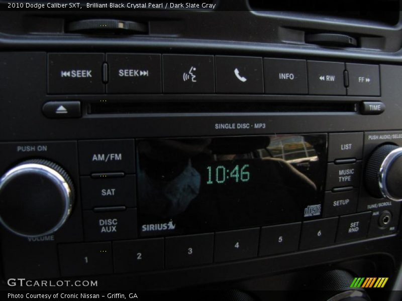 Brilliant Black Crystal Pearl / Dark Slate Gray 2010 Dodge Caliber SXT