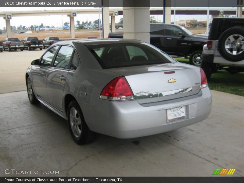 Silver Ice Metallic / Gray 2010 Chevrolet Impala LS
