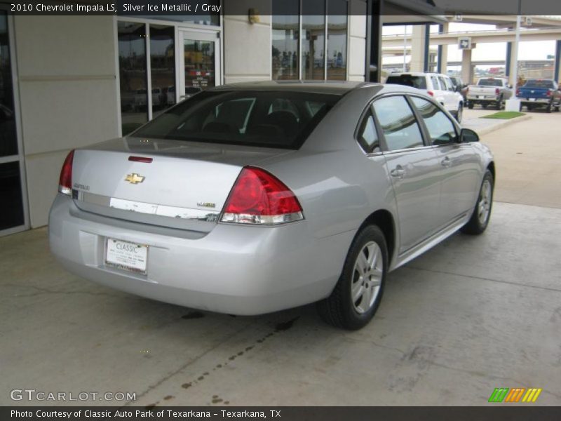 Silver Ice Metallic / Gray 2010 Chevrolet Impala LS