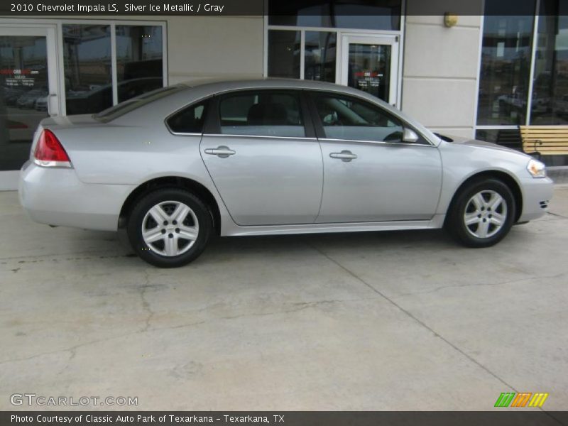 Silver Ice Metallic / Gray 2010 Chevrolet Impala LS