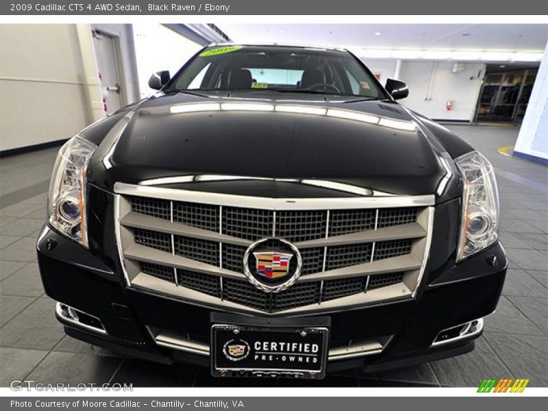 Black Raven / Ebony 2009 Cadillac CTS 4 AWD Sedan