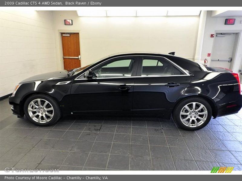 Black Raven / Ebony 2009 Cadillac CTS 4 AWD Sedan