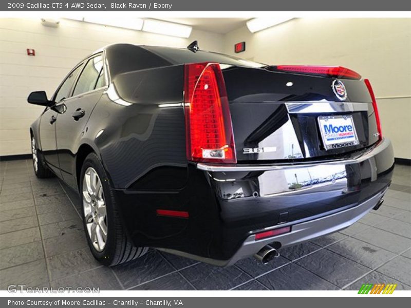 Black Raven / Ebony 2009 Cadillac CTS 4 AWD Sedan