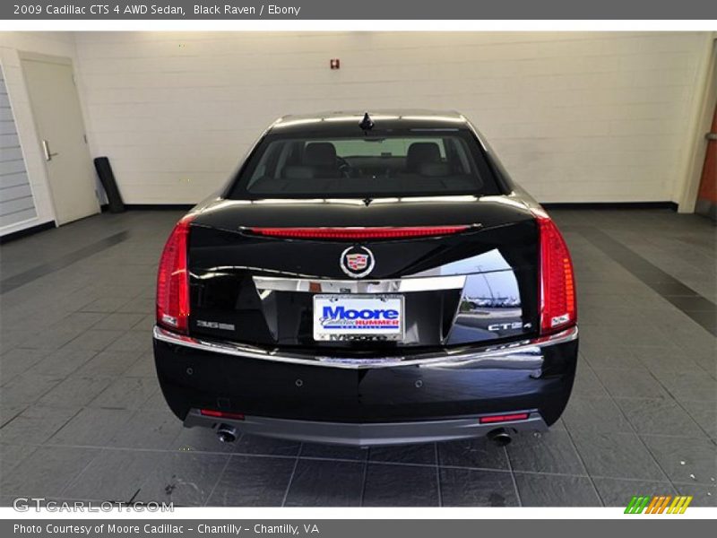 Black Raven / Ebony 2009 Cadillac CTS 4 AWD Sedan