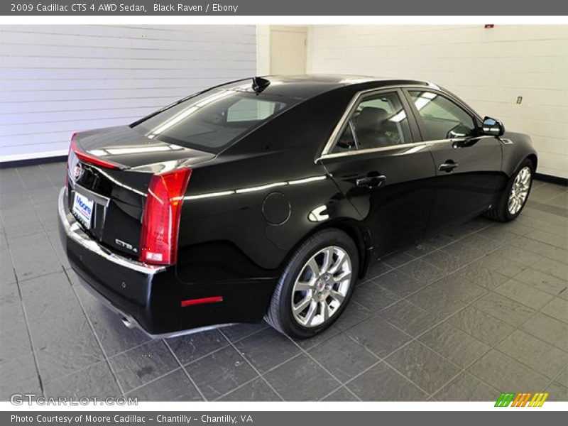 Black Raven / Ebony 2009 Cadillac CTS 4 AWD Sedan
