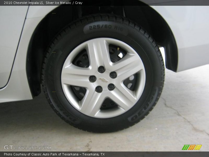 Silver Ice Metallic / Gray 2010 Chevrolet Impala LS