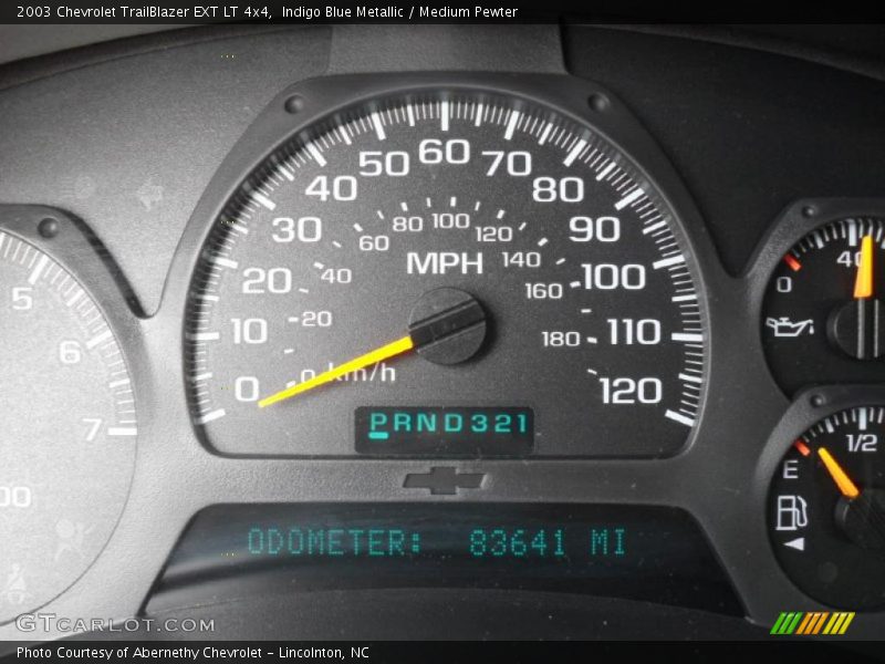Indigo Blue Metallic / Medium Pewter 2003 Chevrolet TrailBlazer EXT LT 4x4