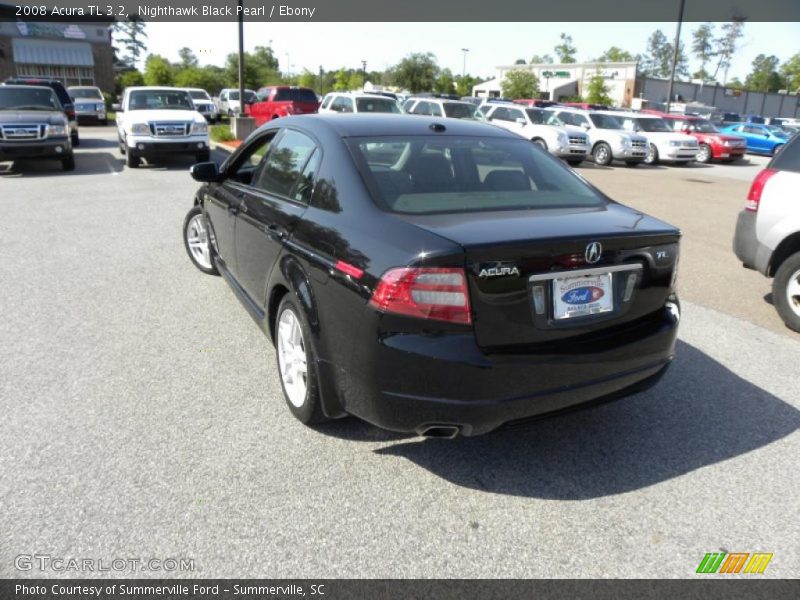 Nighthawk Black Pearl / Ebony 2008 Acura TL 3.2