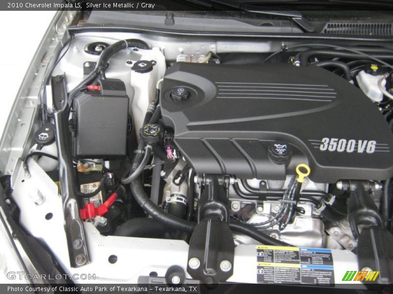 Silver Ice Metallic / Gray 2010 Chevrolet Impala LS