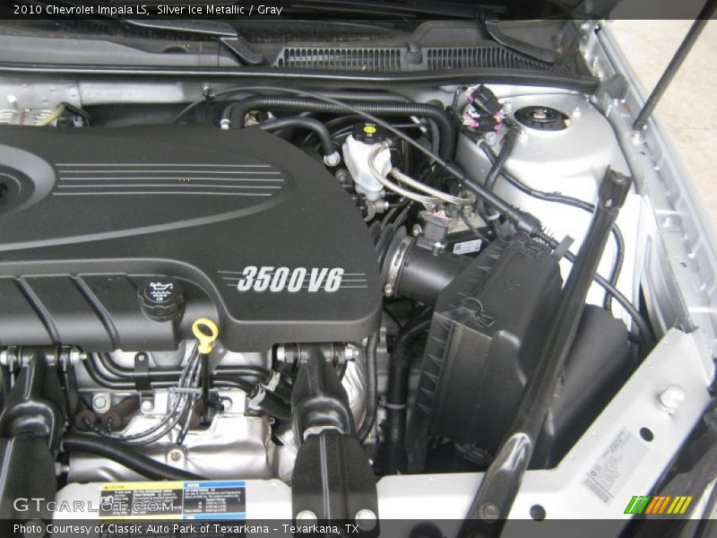 Silver Ice Metallic / Gray 2010 Chevrolet Impala LS