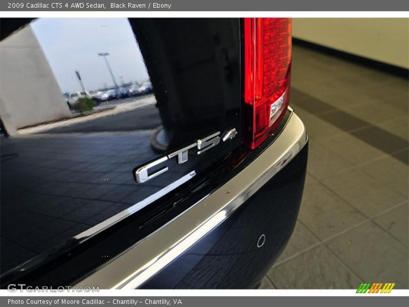 Black Raven / Ebony 2009 Cadillac CTS 4 AWD Sedan